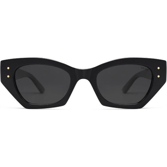 Retro Cat Eye Sunglasses Polarized UV400 Women Edgy Stylish Shades main image 6